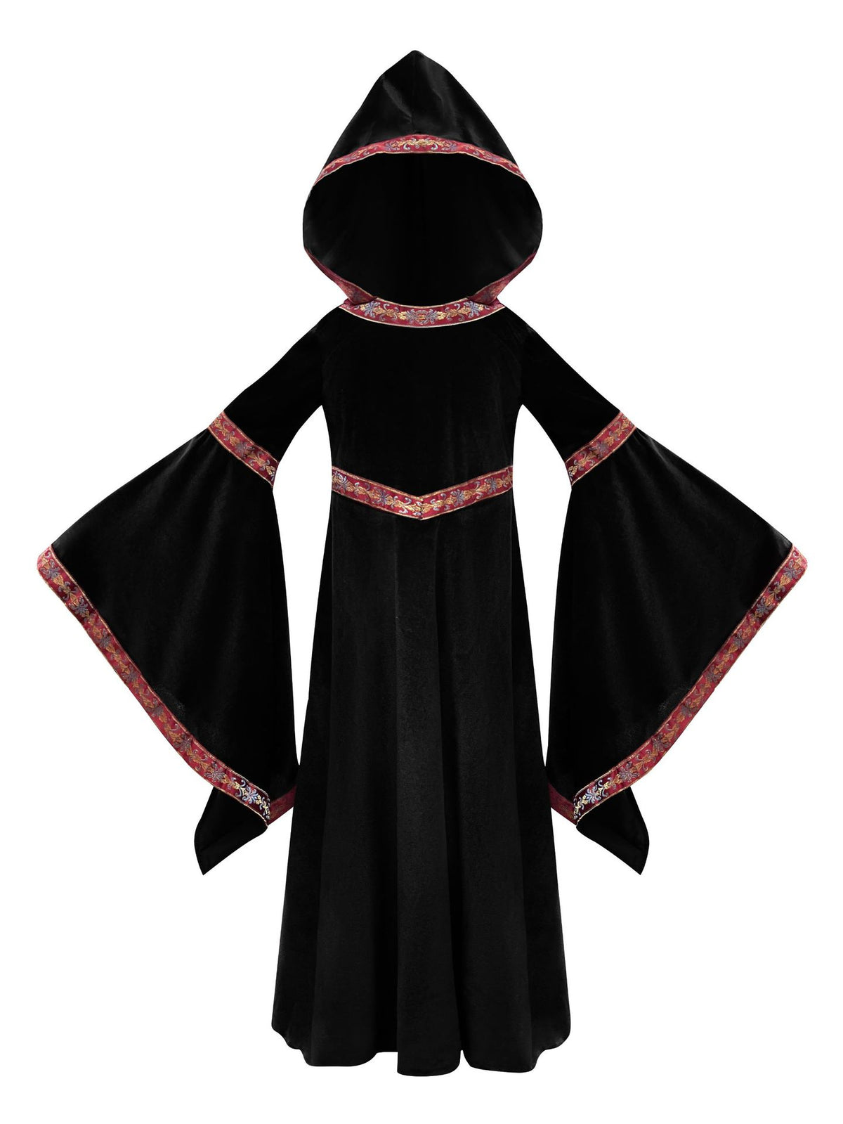 2025 Halloween Family Costume Performance Costume Party Performance Costume Adult European Medieval Burgundy Vampire