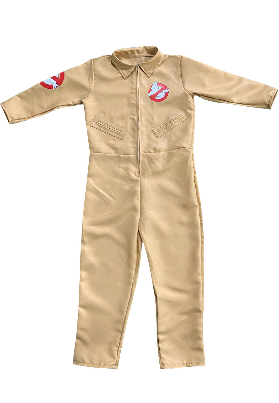 Ghostbusters Uniform Kids Ghostbusters Play Costume cospla Halloween Ghost Hunger Master Costume