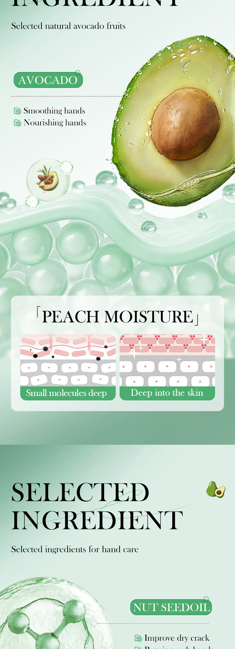 Wrinkle Removal Hand Cream Skin Soften Nourish Anti Drying Cracked Fade Fine Lines Whitening Moisturiz Repair Skin Care Products