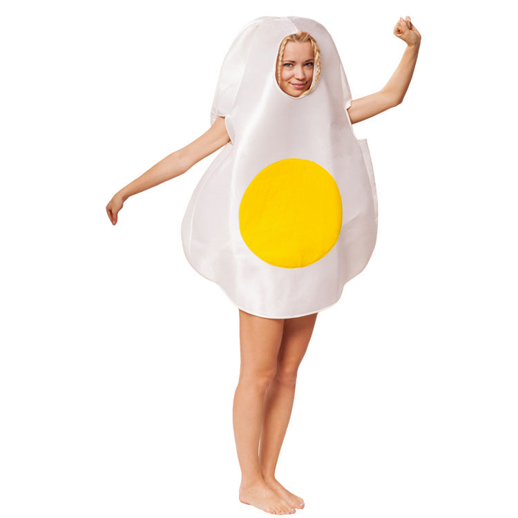 Amazon Halloween Cosplay Costume Female Character Food Fried Egg Costume Role Play Cos Costume