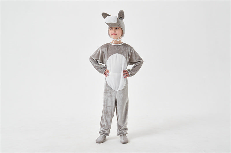 Halloween animals children's little donkey men and women cos animal jumpsuit children's day stage performance clothing