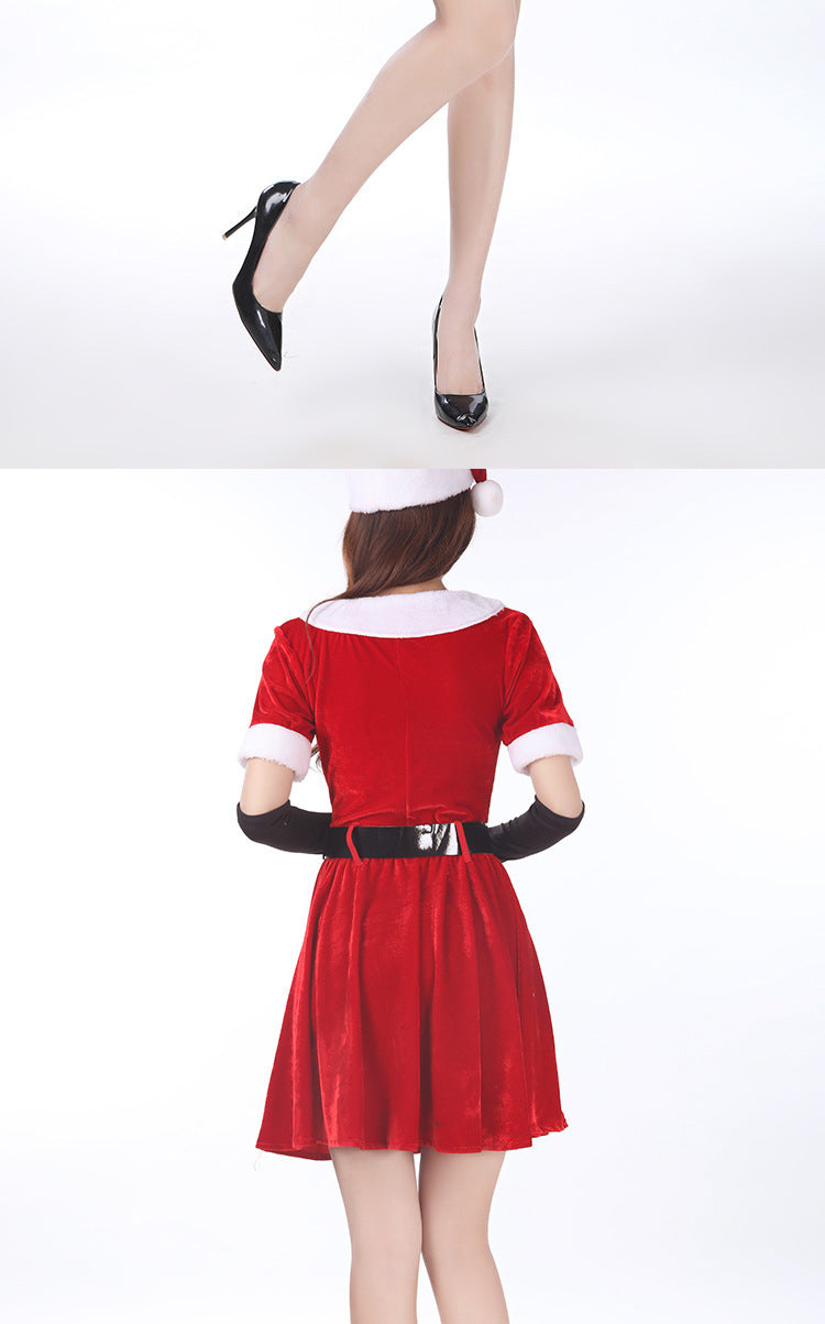 Pinxian manufacturers Christmas costume Halloween Christmas costume stage performance costume Christmas costume SD-142