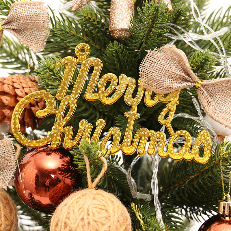 Christmas tree pe mini Christmas tree 45cm desktop Christmas tree set decoration christmas tree