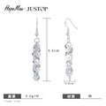 Justop European and American Halloween Earrings, Quirky Skull Earrings, Holiday Instagram-Style Personalized Tassel Earrings