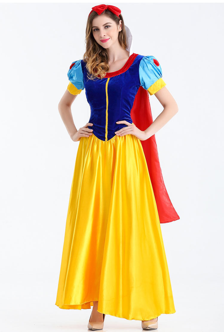Halloween Adult Snow White Christmas Annual Party Cosplay Queen Cinderella Wedding Dress Costume Wholesale