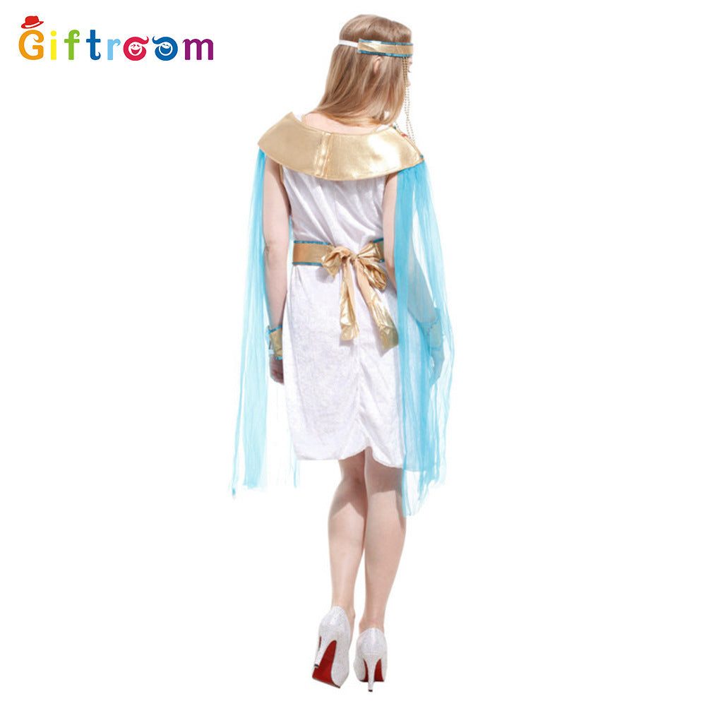 Carnival Party Costumes Egyptian Pharaoh Queen Costumes Pretty Egyptian Female Cosplay Game Uniform Temptation