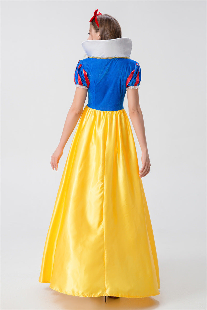 Halloween Adult Snow White Christmas Annual Party Cosplay Queen Cinderella Wedding Dress Costume Wholesale
