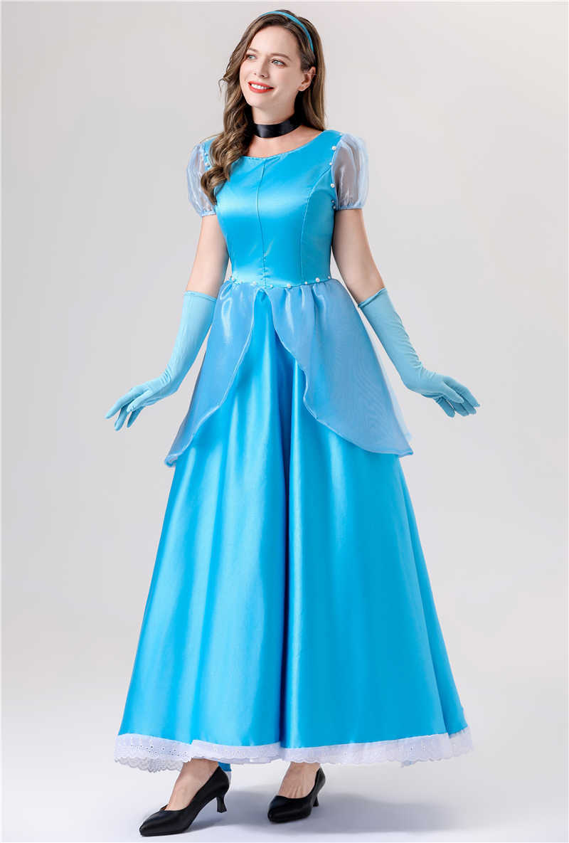 Fairy Princess dress Vicious Queen Sleeping Beauty Cinderella Plays Halloween Stage Performance Evening Costume