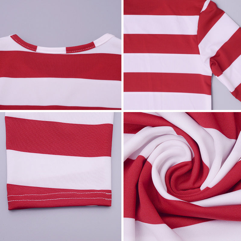 Halloween Costume Smart Wally Where's Wally UK Anime Costume cosplay Couple Costume