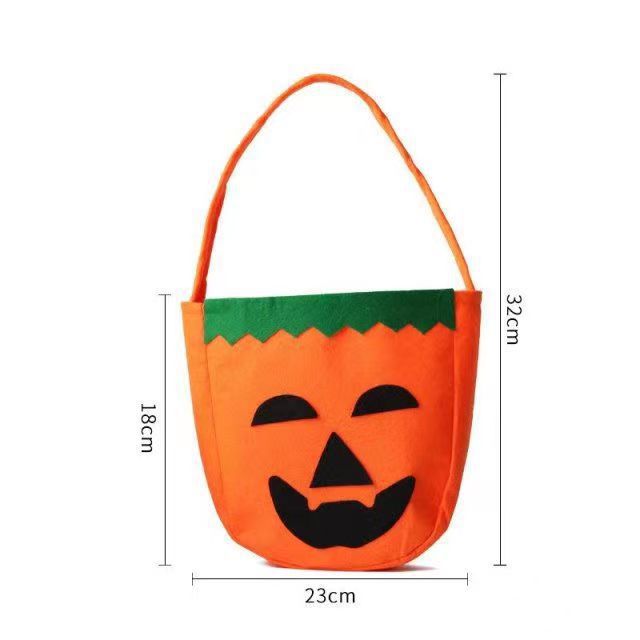 Halloween Pumpkin Costume Children's Day Activity Fruit Performance Clothes Cute Pumpkin Hat Party Decoration Candy Bag