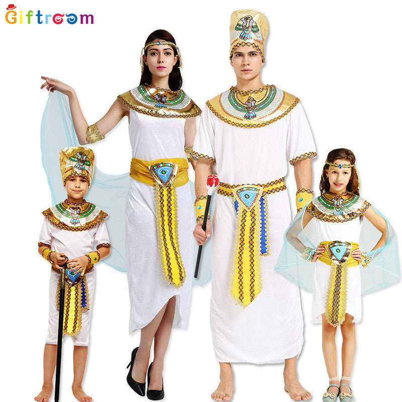 Children's Day Egyptian Pharaoh Costumes, Male and Female Princess Costumes, Ancient Greek Costumes, Prince Nile