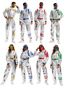 Space Suit Pilot Cos Astronaut Costume Halloween Performance Costume Male and Female Wandering Earth Astronaut Costume