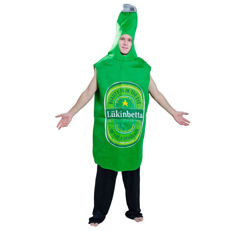 German Oktoberfest Costume Male Adult Masquerade Performance Costume Beer Sponge Costume Male Halloween Costume
