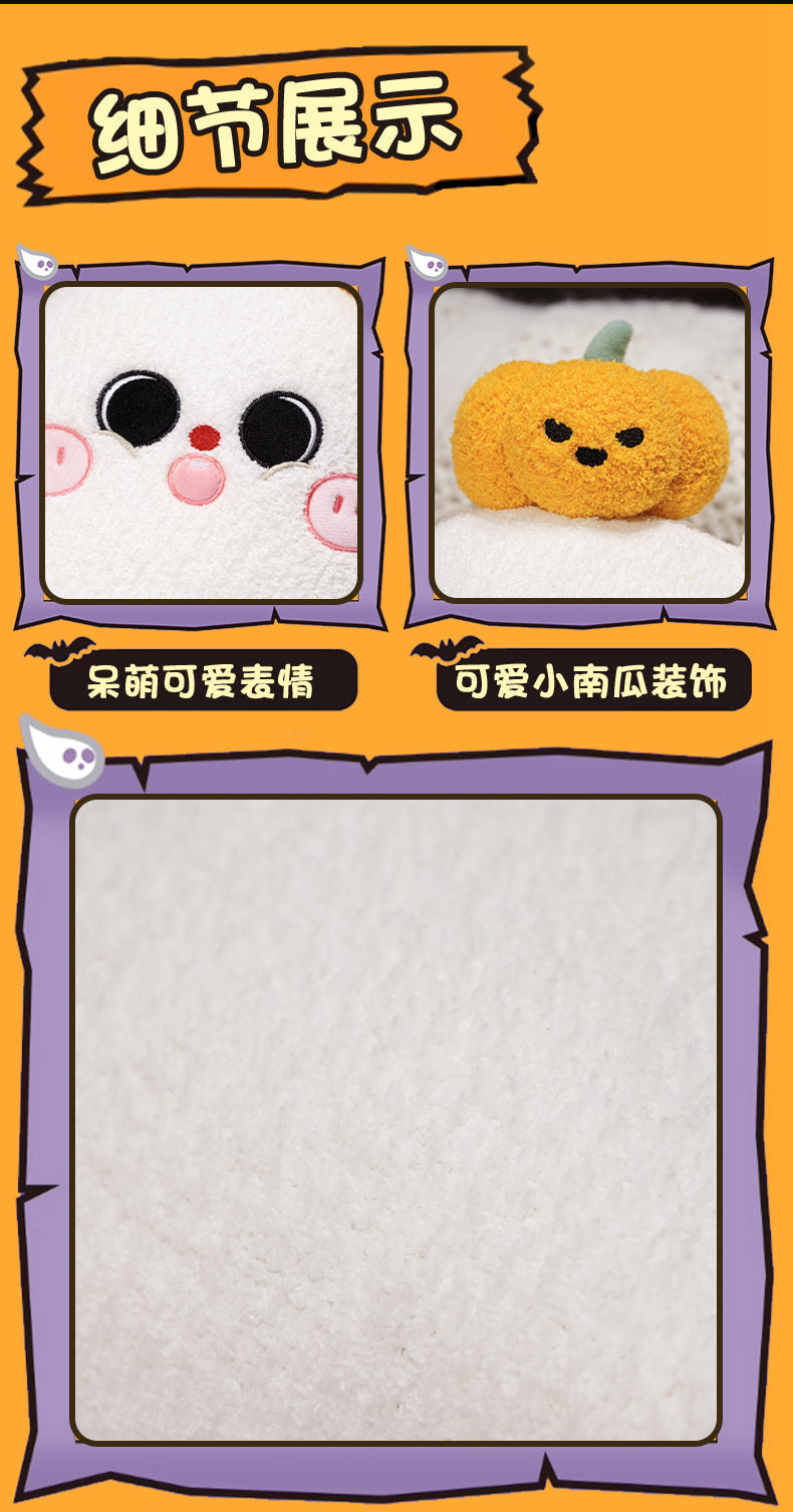 Cute Halloween Pumpkin Doll Ghost Imp Pillow Plush Toy Decoration Sofa Ornament Doll