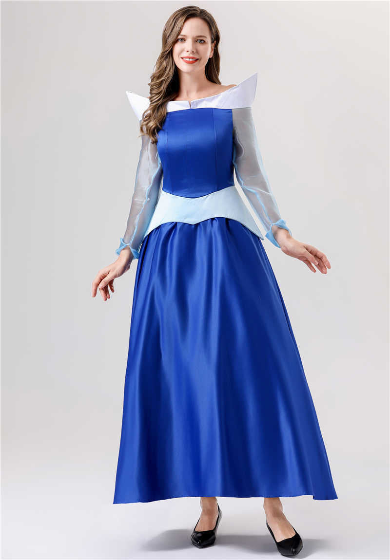 Fairy Princess dress Vicious Queen Sleeping Beauty Cinderella Plays Halloween Stage Performance Evening Costume