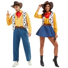 Cross-border foreign trade Halloween Victorian court dress women's long dress lace stitching bell sleeve dress women