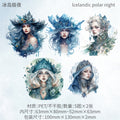 Retrostory Magic Fairy Series Creative Stickers Background Self-Adhesive Base Decoration Journaling Landscaping Stickers