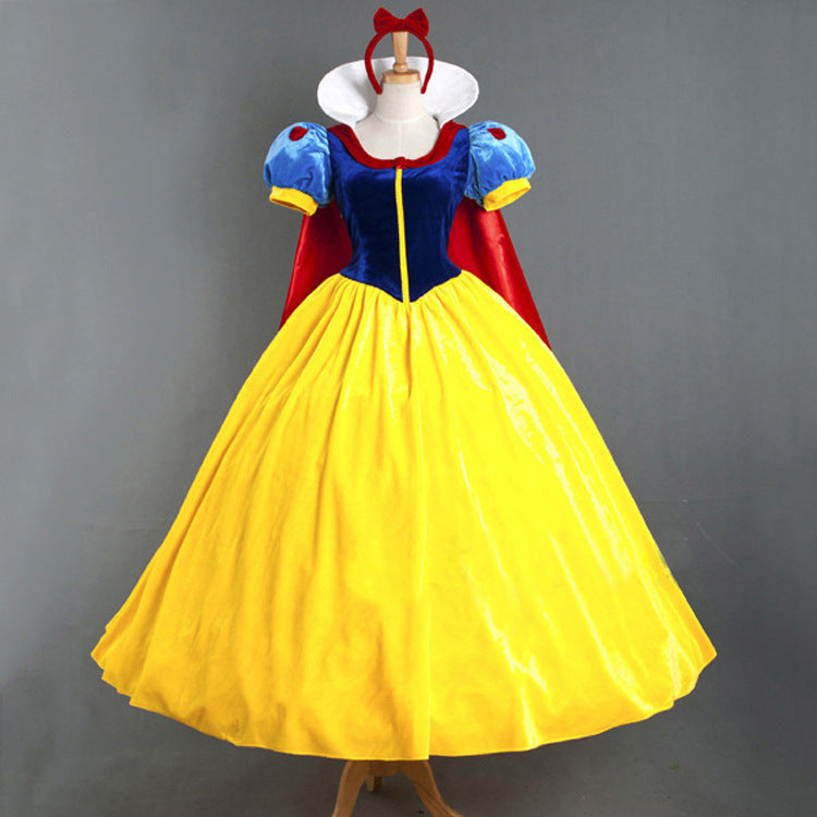 Halloween Snow White Dress Snow White and Dwarfs Game Uniform Adult Stage Performance cos Dress
