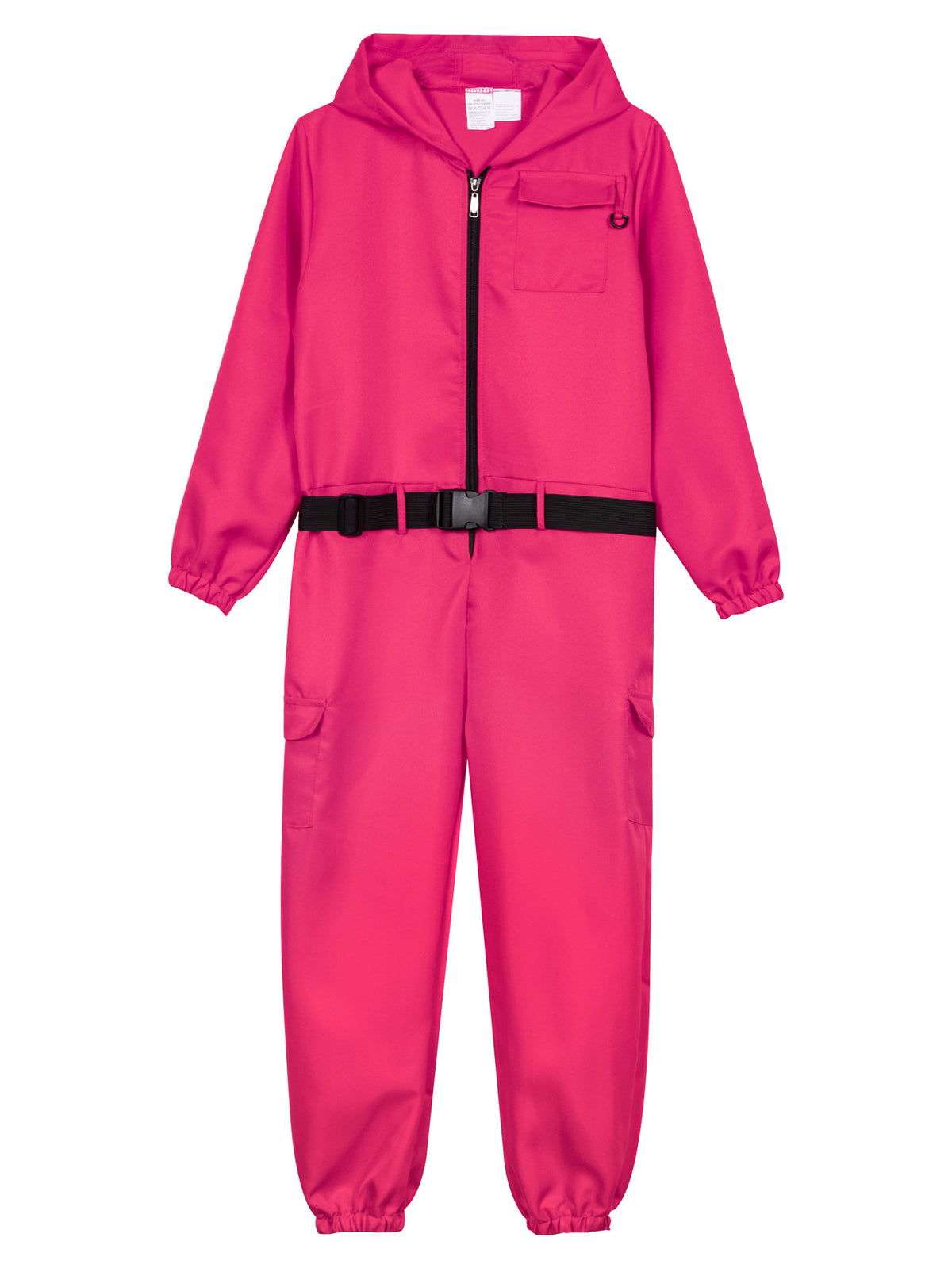 Halloween European and American Red Zipper Jacket Crock Pants suit Casual Jumpsuit Solid Color Work Uniform Performance Clothes