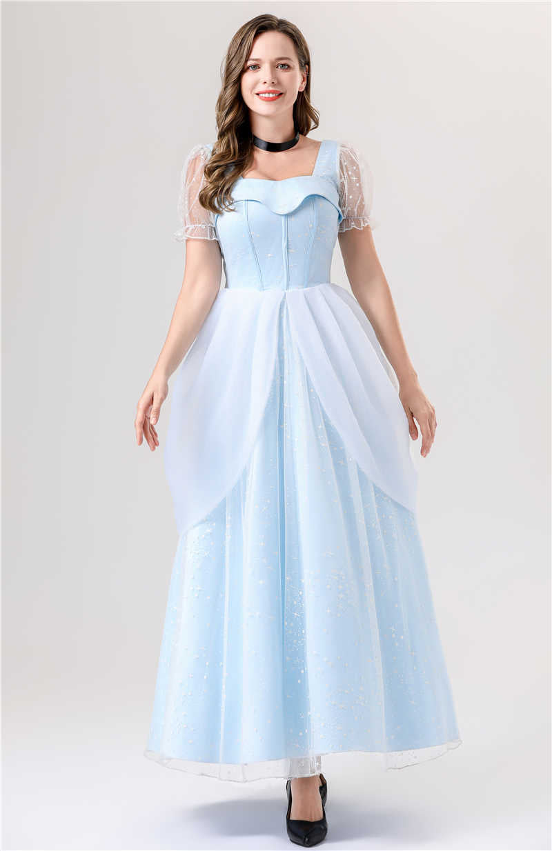 Fairy Princess dress Vicious Queen Sleeping Beauty Cinderella Plays Halloween Stage Performance Evening Costume