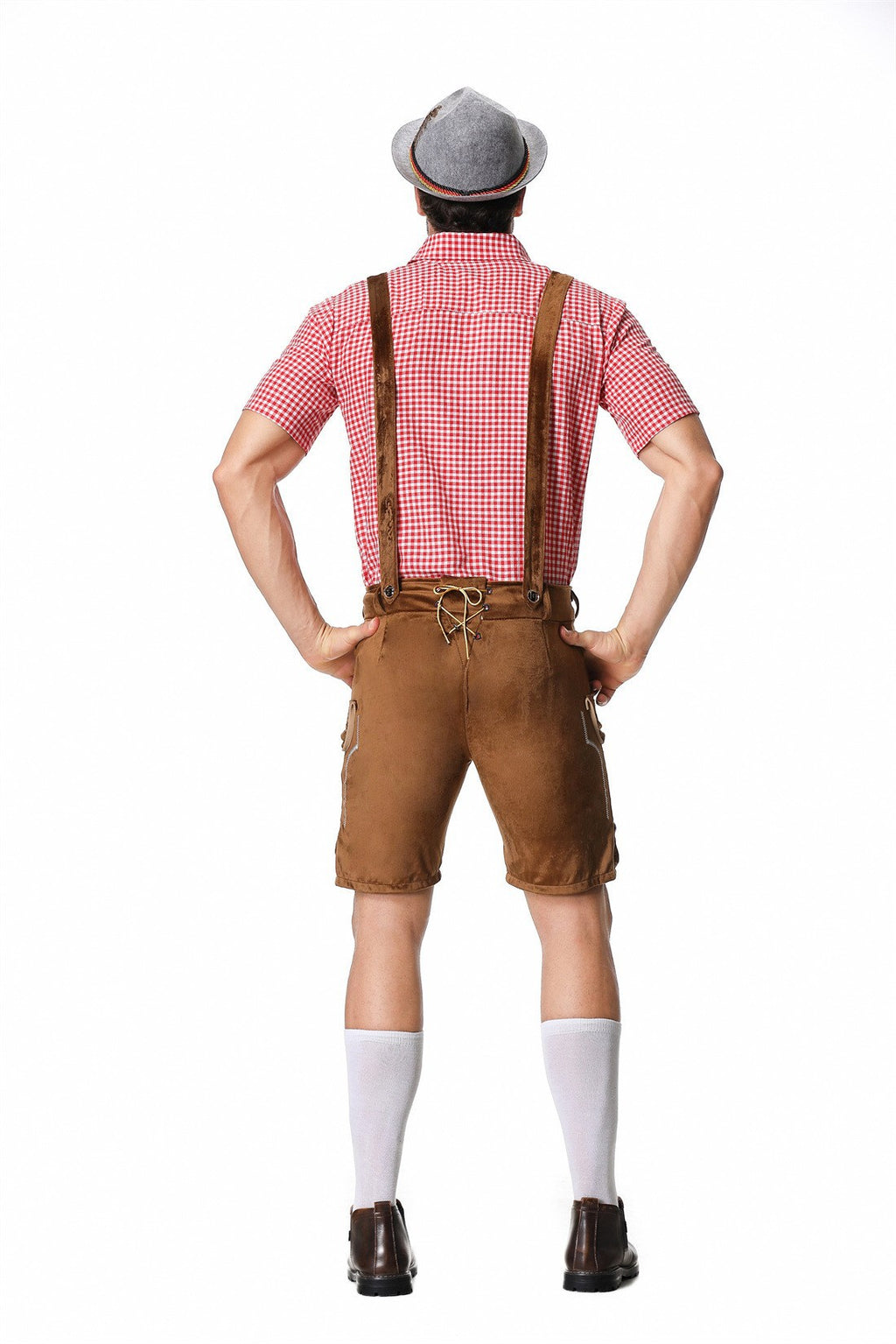 Halloween Costume Wish German Oktoberfest Costume Men's Overalls Suit Adult Stage Cosplay Costume