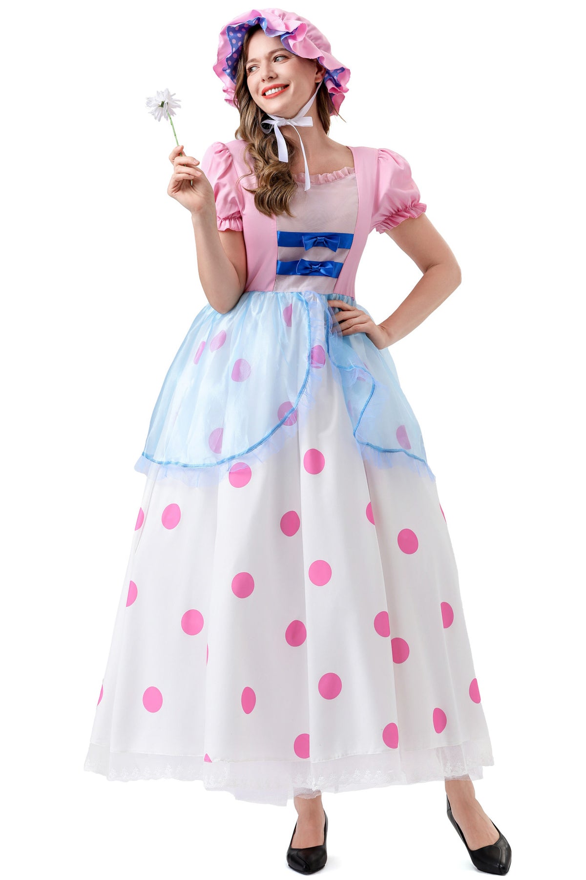 Toy Story Shepherdess Cosplay Costume Anime Character Shepherdess Long Dress Halloween Two-Dimensional Cosplay Costume