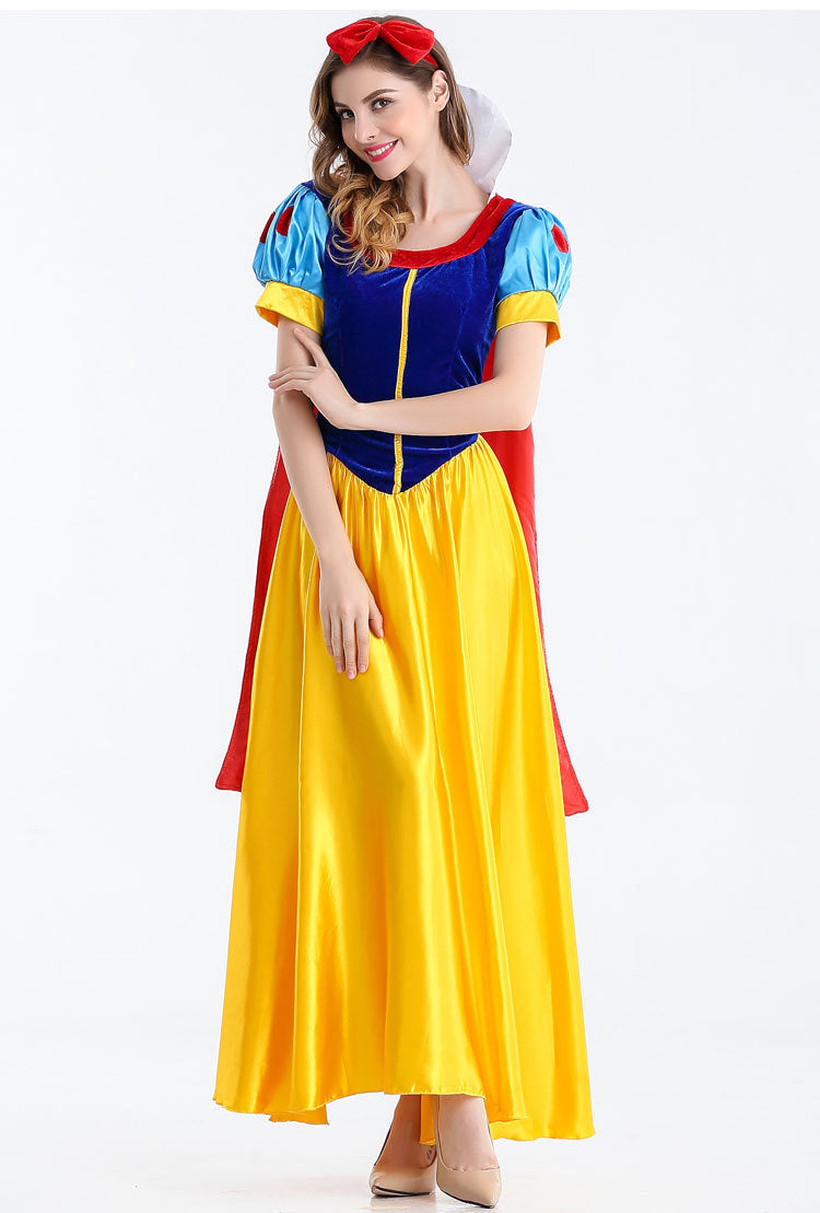 Halloween Adult Snow White Christmas Annual Party Cosplay Queen Cinderella Wedding Dress Costume Wholesale