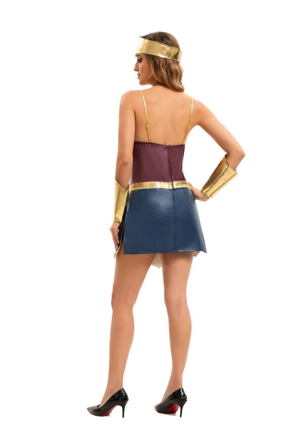 2025 Amazon New Halloween Cos Justice League Wonder Woman Greek Goddess Cosplay Costume