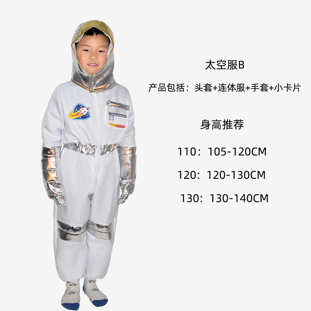 Children's Space Suit Halloween Cosplay Adult Performance Suit Astronaut Holiday Party Performance Suit