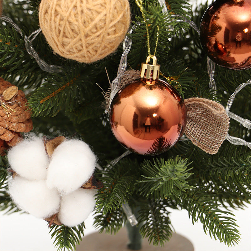 Christmas tree pe mini Christmas tree 45cm desktop Christmas tree set decoration christmas tree