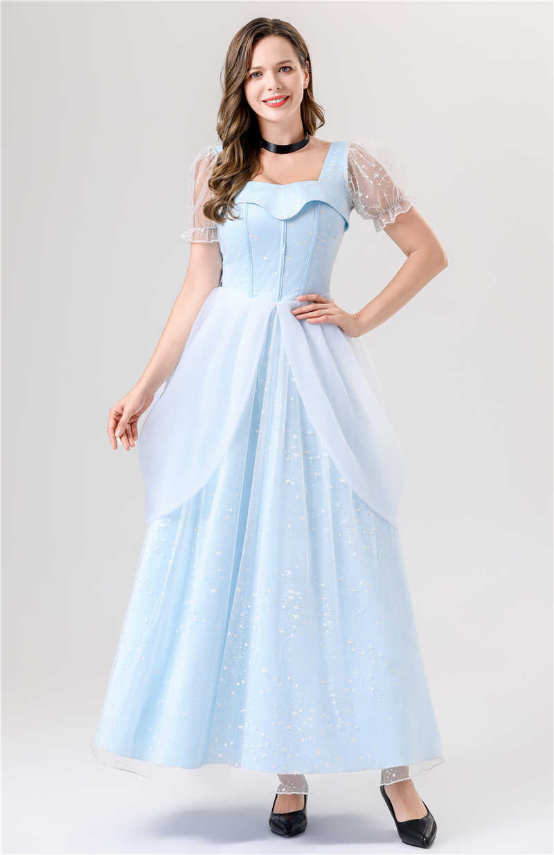 Fairy Princess dress Vicious Queen Sleeping Beauty Cinderella Plays Halloween Stage Performance Evening Costume