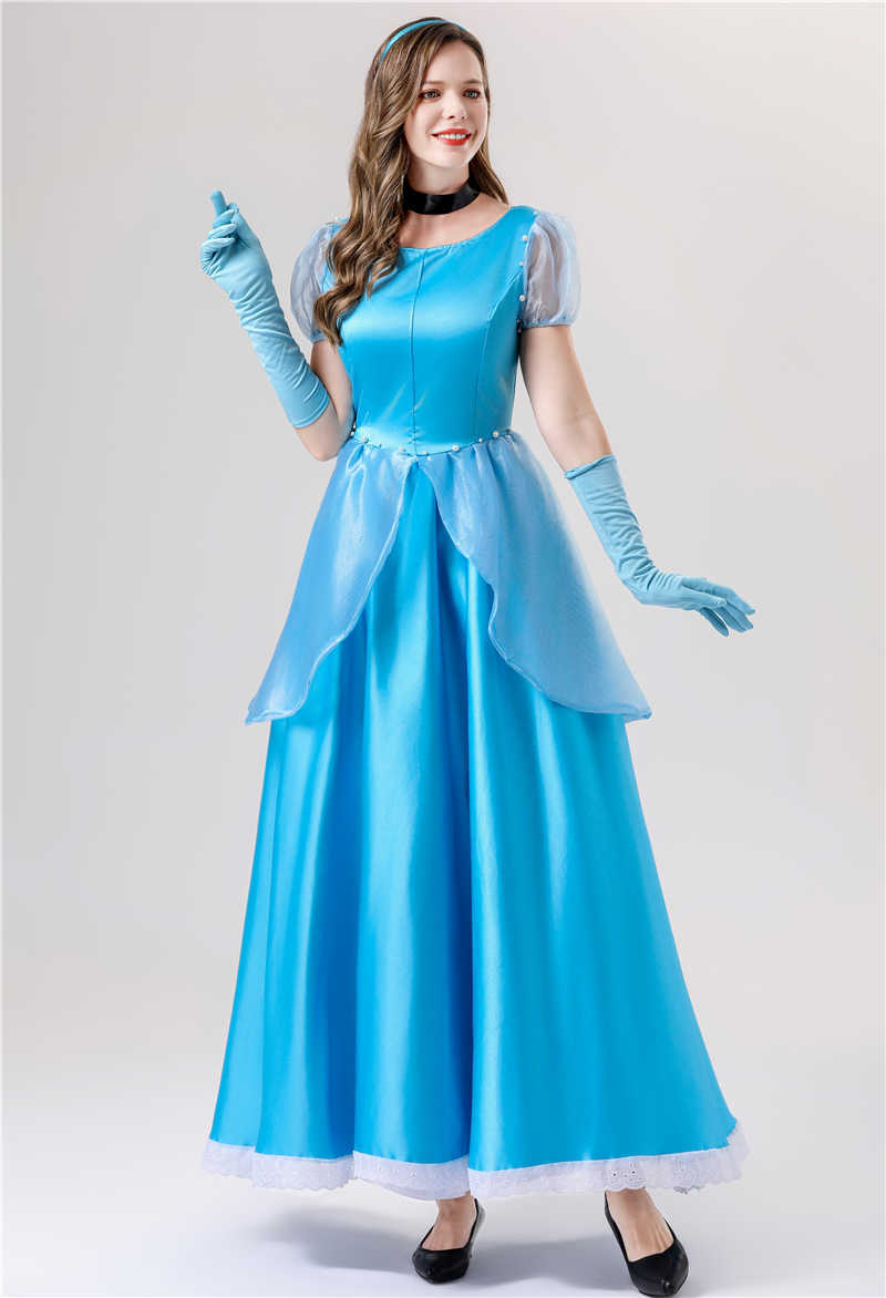 Fairy Princess dress Vicious Queen Sleeping Beauty Cinderella Plays Halloween Stage Performance Evening Costume