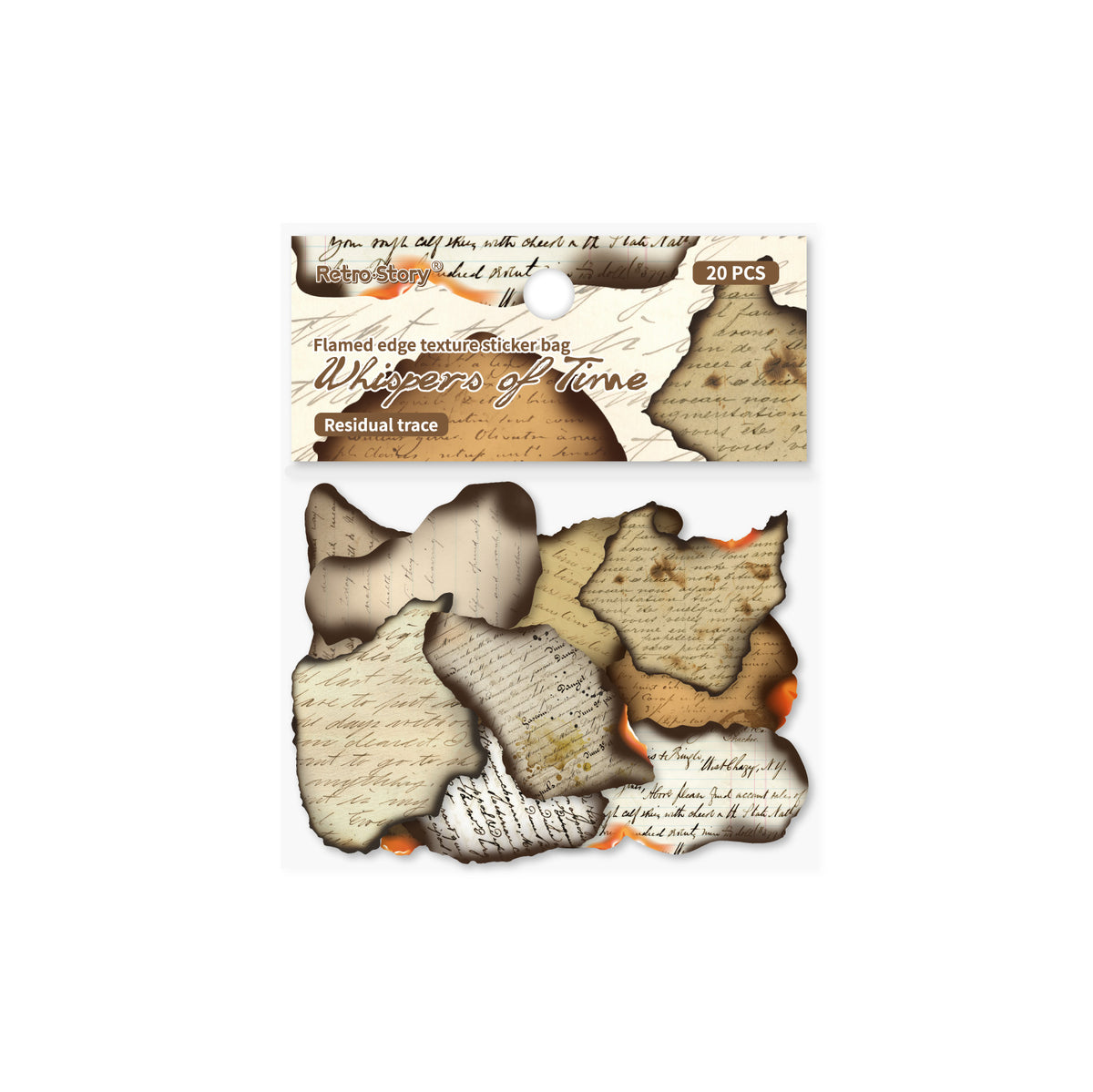 Retrostory Time Fragments Series Creative Sticker Pack Retro Style Base Decoration Collage Landscaping Journal Stickers
