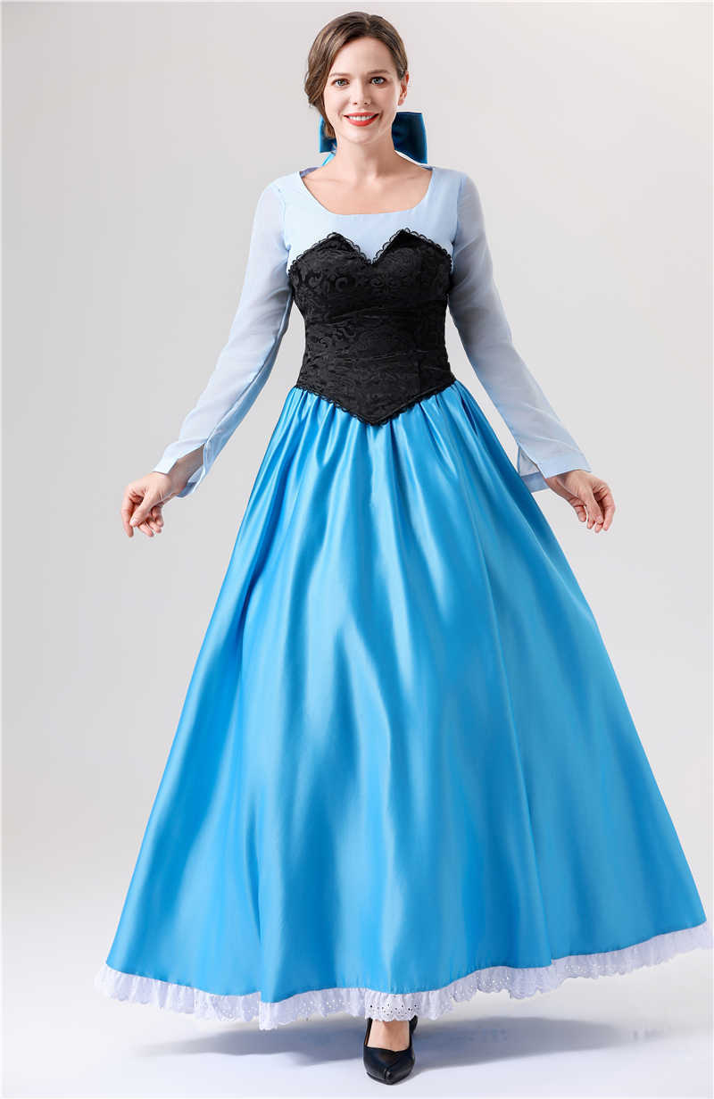 Fairy Princess dress Vicious Queen Sleeping Beauty Cinderella Plays Halloween Stage Performance Evening Costume