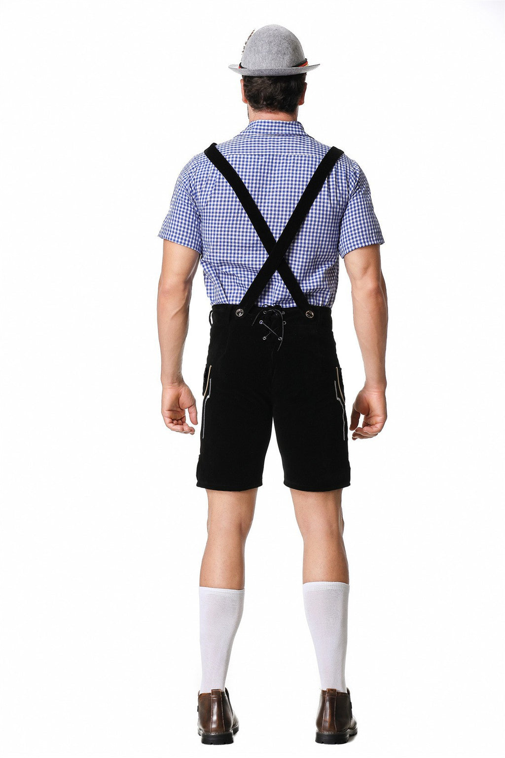 Halloween Costume Wish German Oktoberfest Costume Men's Overalls Suit Adult Stage Cosplay Costume