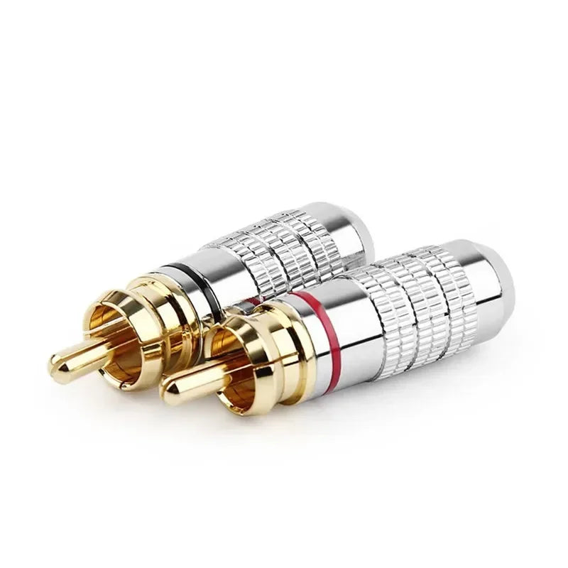 RCA Connector Plug Audio Jack Male Headphone Consumer Electronics