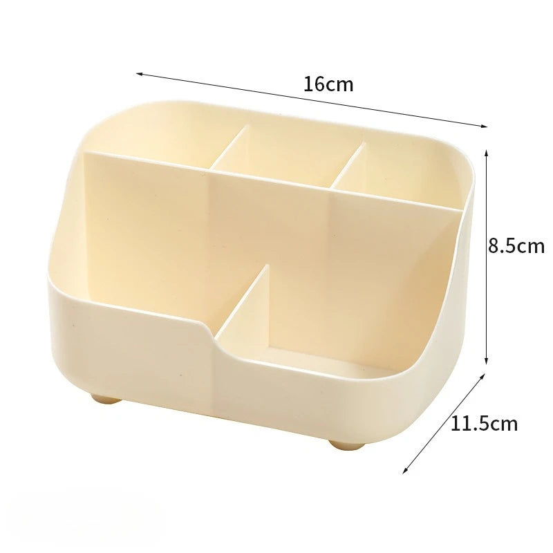 Multi-Compartment Storage Box - Large Capacity & Multi-Functional Desk Organizer for Office Supplies, Cosmetics Tidy Arrangement