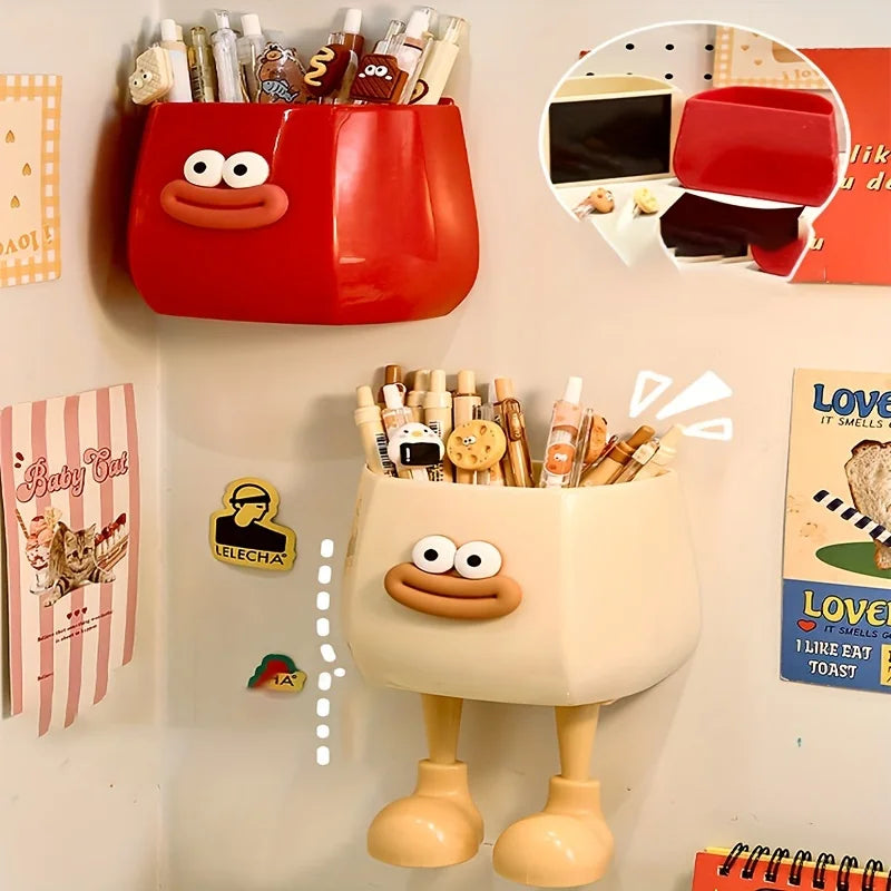 1PC Chic Desk Organizer -  Pen Holder & Stationery Storage Box for Office and Student Use Desk Accessories