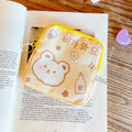 Women Girls Kawaii Napkin Sanitary Pads Bag Pouch Organizer Cosmetic Makeup Tampon Bags Cute Travel Gadgets Lipstick Storage Bag