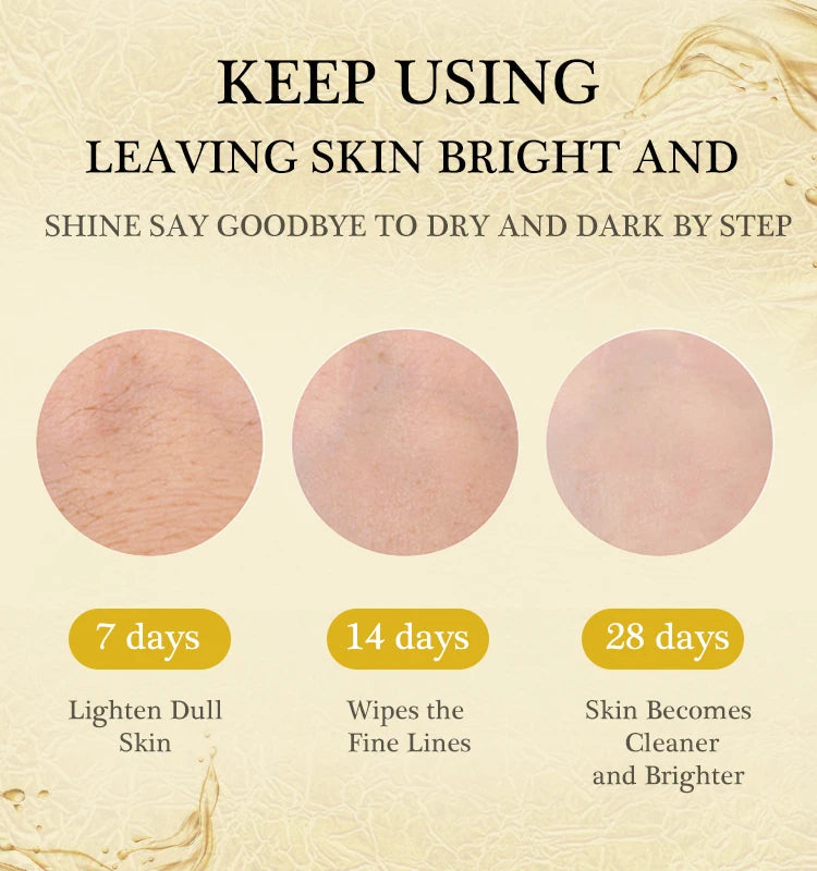 AUQUEST 24k Gold Face Serum Hyaluronic Acid Serum Moisturizing Whitening Anti Aging Wrinkle Face Skin Care 15ml