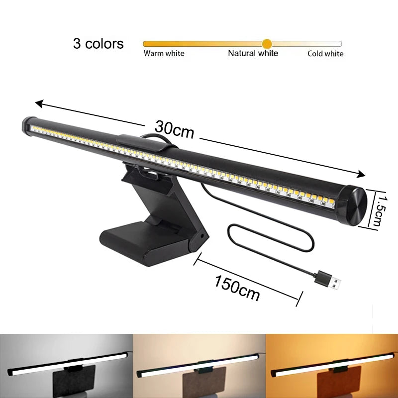 Screen Hanging Light 30CM CCT Touch Dimmable Monitor Notebook