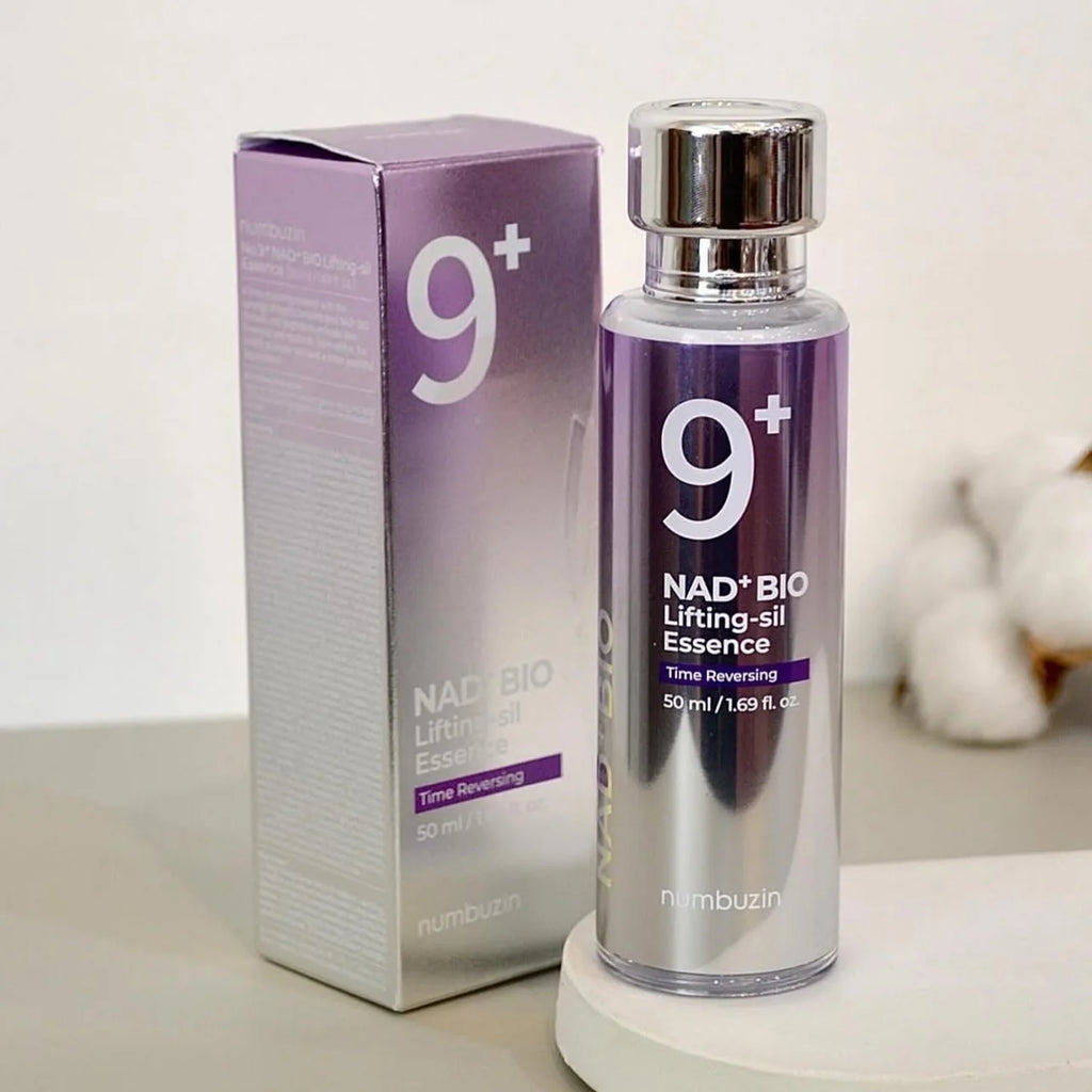 50ml No.9+ NMN Bio Lifting-Sil Essence Firming Reducing Wrinkles Enhance Elasticity Deep Skin Repair Skin Care Essence Korea Ski