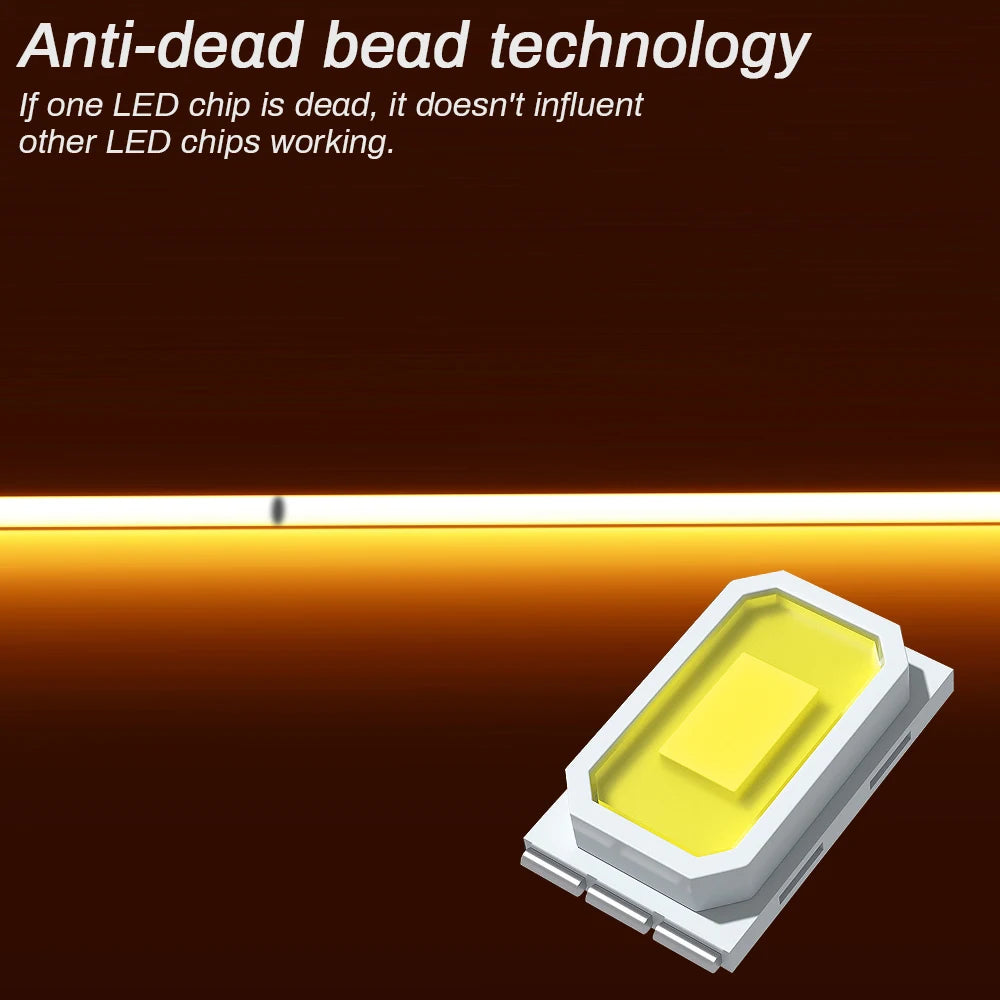 Dimmable COB LED Strip Light, High CRI