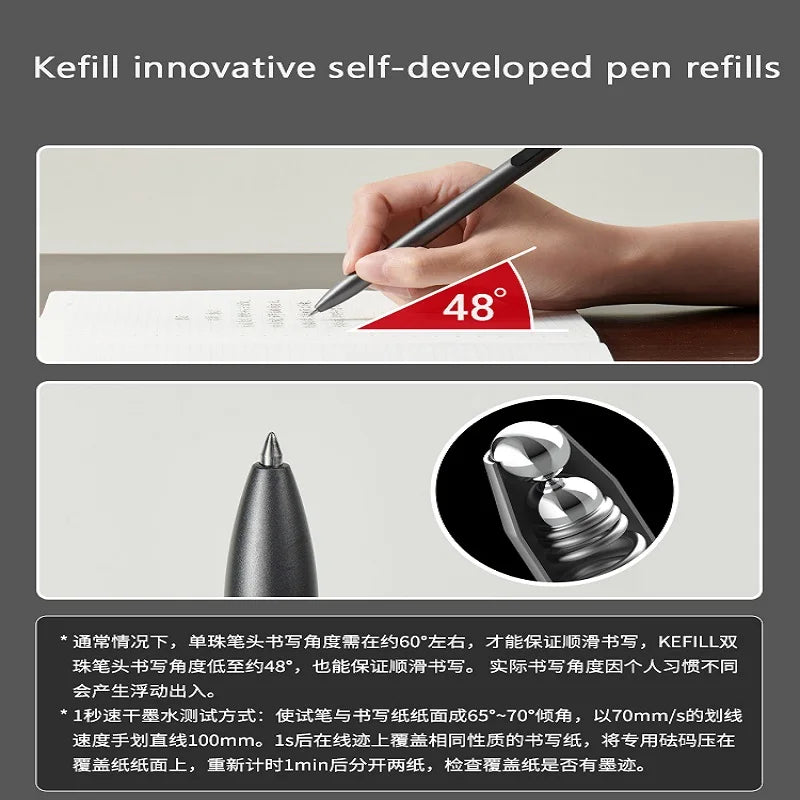 KACO Retractable Gel Pen with Metal Clip 0.5mm