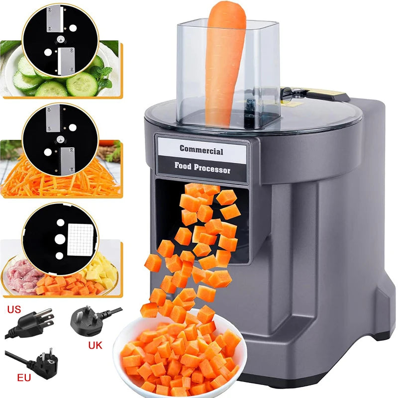 Commercial Vegetable Chopper 3 in1 Multifunctional Electric Cutting Machine