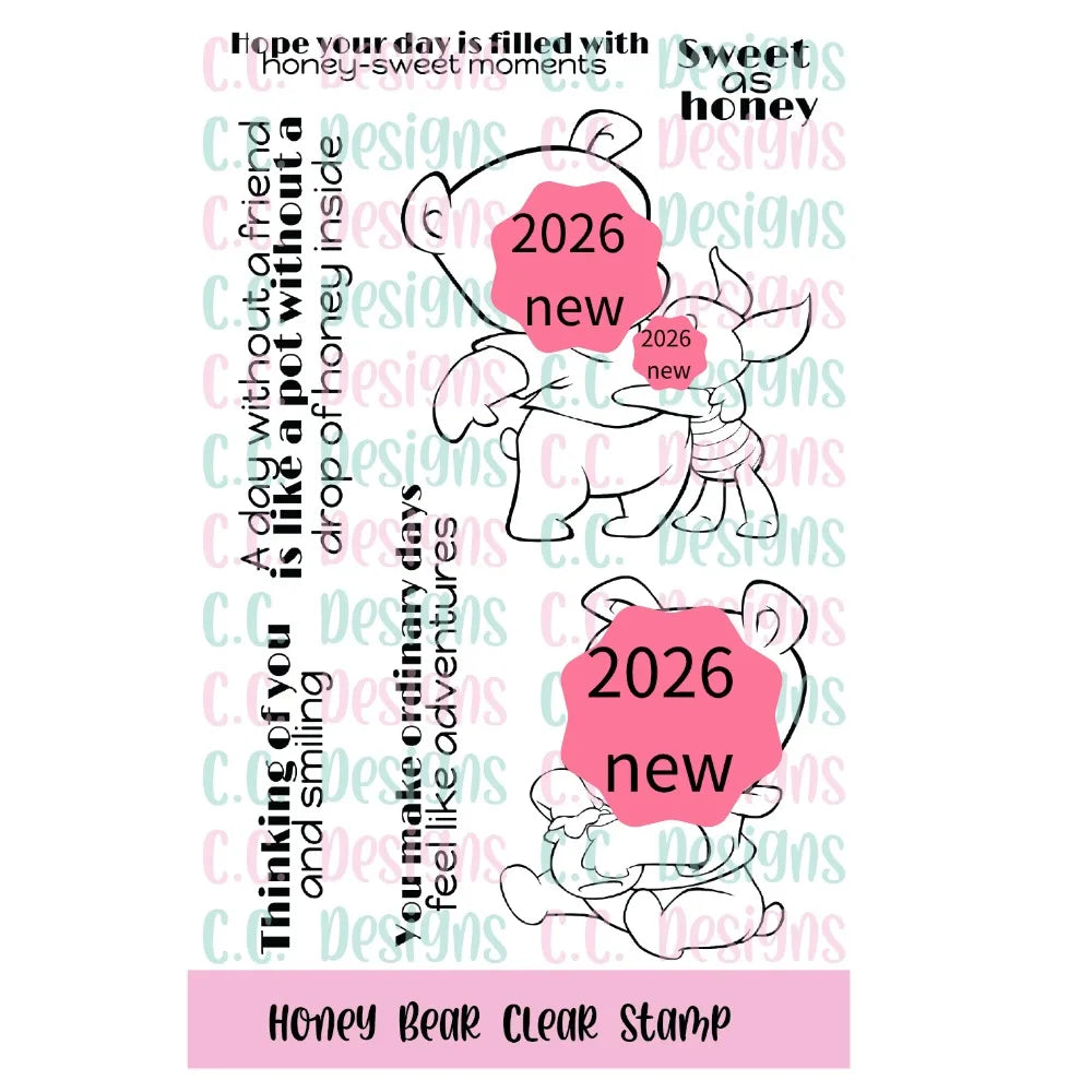 New 2026 Henry & Twila Birthday Clear Stamp Set For DIY Scrapbooking Crafts Maker Photo Album Template Handmade Decoration