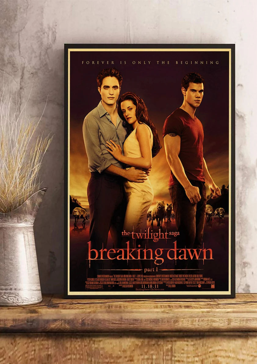 Film TV Movie Twilight Vintage Posters Wall Bedroom Painting Nostalgia Decor Aesthetic Cartoon Art Gift Print Art Wall Paintings