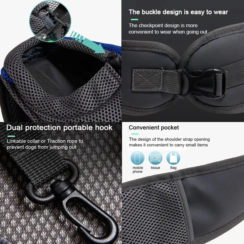 Hot pet backpack pet bag go out portable shoulder bag go out crossbody bag bag cat dog pet supplies