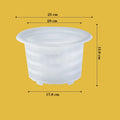 Meshpot 20cm Plastic Orchid Pot Flower Pot Garden Pot Planter Holder Home Decor,Enhance Root Quantity and Activity Good air