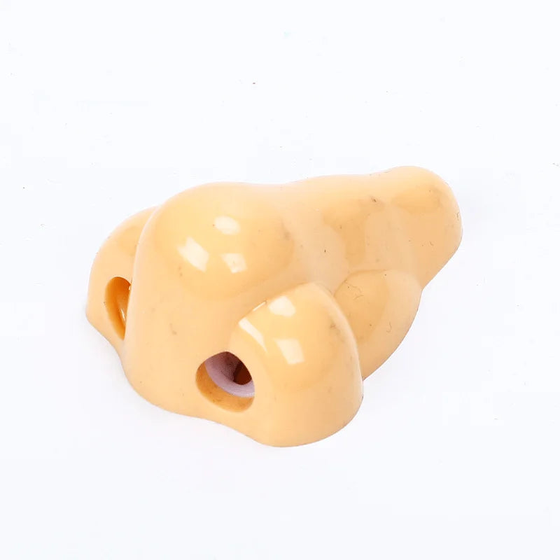 1/12pcs Creative Nose-Shaped Pencil Sharpeners Funny Nose Pencil Sharpener